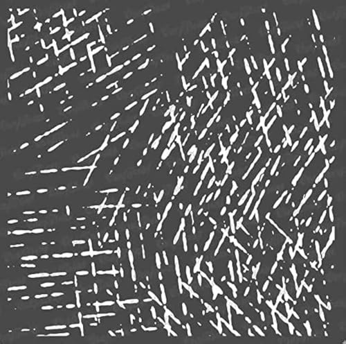 Wiederverwendbare Musterschablonen von CrafTreat zum Malen auf Holz, Wänden und Fliesen – Scratch – 15,2 x 15,2 cm – DIY-Kunst- und Bastelschablonen – Betonschablonenmuster von CrafTreat