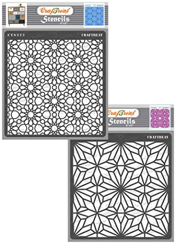 Craftreat Pattern Background Stencil von CrafTreat