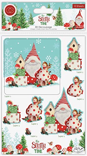 Craft Consortium 3D Decoupage & Topper Set-It's Snome Time von Craft Consortium