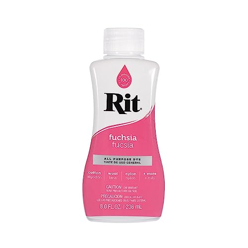 Rit Dye - 226.8 g Flüssige Stofffarbe für Kleidung, Dekor und Handwerk - Fuchsia (1 Pack) von Craft County
