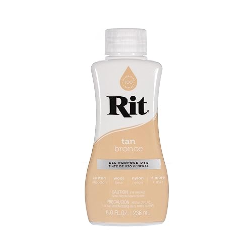 Rit Dye - 226.8 g Flüssige Stofffarbe für Kleidung, Dekor und Handwerk - Tan (1 Pack) von Craft County