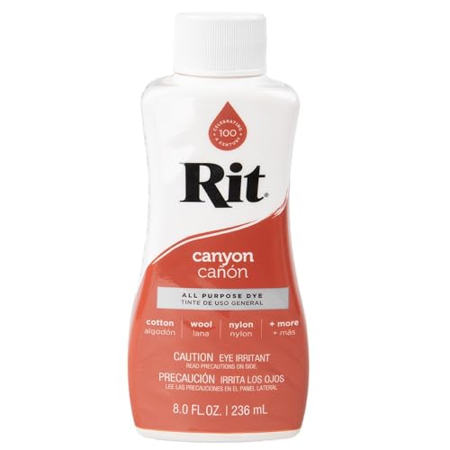 Rit Dye Liquid – Große Auswahl an Farben – 237 ml (Canyon) von Craft County