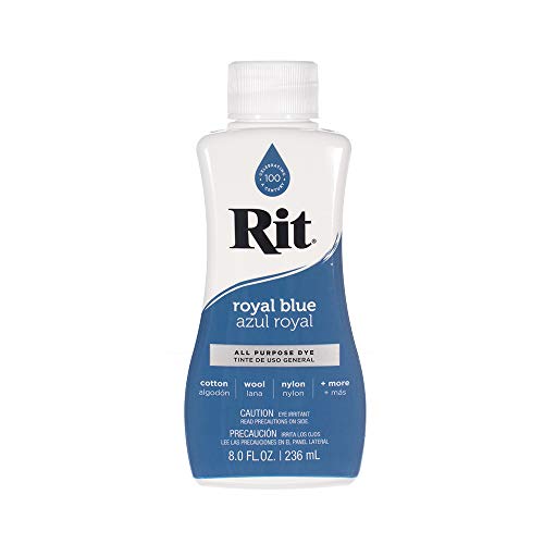 Rit Dye Liquid – Große Auswahl an Farben – 237 ml (Königsblau) von Craft County