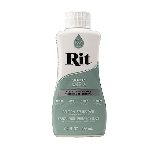 Rit Dye Liquid – Große Auswahl an Farben – 237 ml (Salbei) von Craft County