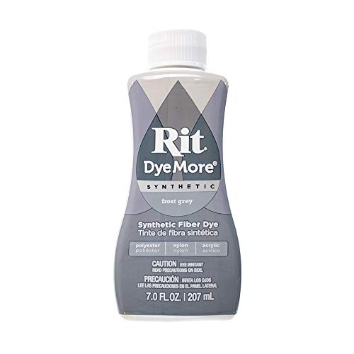 Rit DyeMore Kunstfaserfarbe für Kleidung, Dekoration und Handwerk, 200 ml, Frostgrau, 1 Stück Rit DyeMore Kunstfaserfarbe für Kleidung, Dekoration und Handwerk, 200 ml, Frostgrau, 1 Stück von Craft County