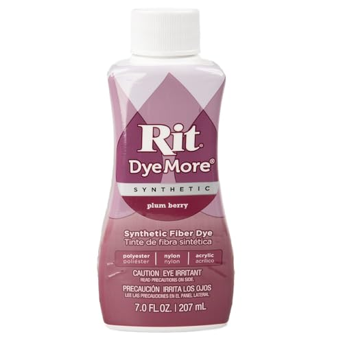 Rit DyeMore Synthetische Flüssigfaserfarbe für Kleidung, Dekoration und Handwerk, 200 ml, Pflaumenbeere Rit DyeMore Synthetische Flüssigfaserfarbe für Kleidung, Dekoration und Handwerk, 200 ml, Pflaumenbeere von Craft County