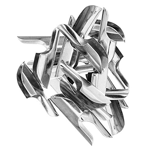 T-Bars aus Metall, funktional, silberfarben, mit verschiedenen Packungsgrößen – 5, 10, 25, 50 und 100 Stück 10 Pack von Craft County