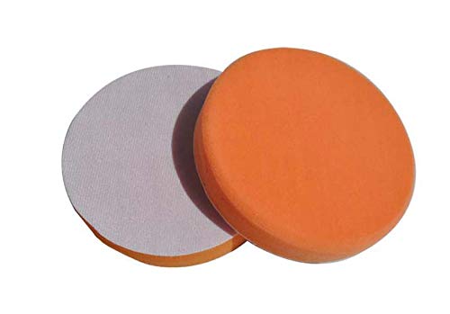 Craft-Equip Basic 150mm Polierschwamm orange glatt Polierpad Auto Pad KFZ von Craft-Equip