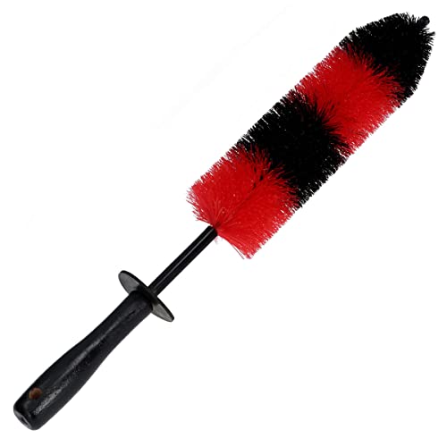 Craft-Equip Felgenbürste 43cm rot/schwarz zur schonenden und gründlichen Reinigung von Felgen Aller Art von Craft-Equip