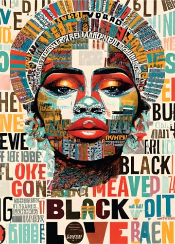 Black Love Reispapier, 29 x 40 cm (1 Stück) – für Möbel, Poster, Basteln, Decoupage von CRAFT KREATIVELY von Craft Kreatively
