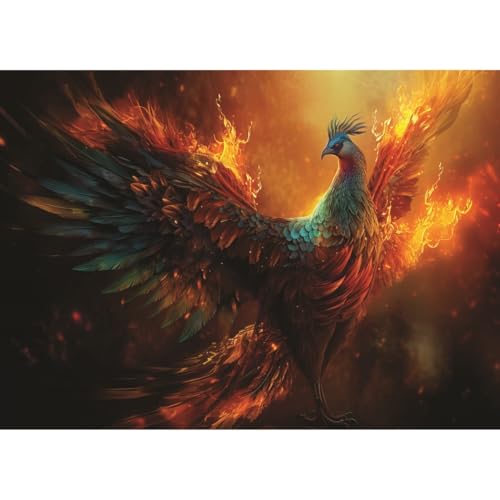 Phoenix Fire Bird Reispapier, 11,5 x 16 Zoll - für Decoupage Cards Print Crafts von Craft Kreatively