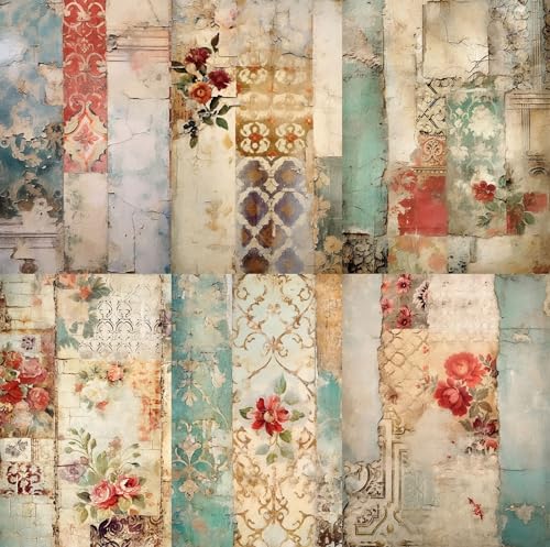 Wallpaper Pieces Rice Paper, 8 x 10.5 inch - for Decoupage Furniture Crafts Wallpaper Pieces Rice Paper, 8 x 10.5 inch - for Decoupage Furniture Crafts von Craft Kreatively
