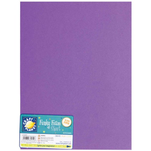 Design Objectives Ltd 9 X 12 Funky Foam Sheet Purple von Craft Planet