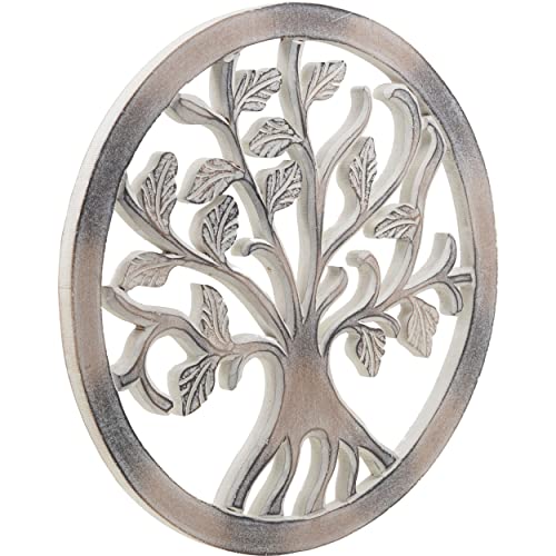 Craft&Style Wandornament Tree of Life (Puristisch Weiß) von Craft&Style