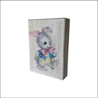 Vintage Bunny Tiered Tray Oder Regal Sitter von CraftCrazyCompany