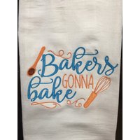 Bäcker Gehen, Um Bestickte Mehl Sack Handtuch Zu Backen Bäcker Gehen, Um Bestickte Mehl Sack Handtuch Zu Backen von CraftDivaCreations