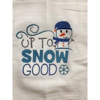 Bis Schneeguter Schneemann Bestickt Mehlsack Handtuch Bis Schneeguter Schneemann Bestickt Mehlsack Handtuch von CraftDivaCreations