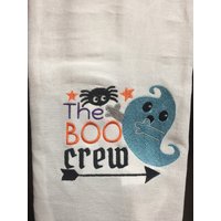 Die Boo Crew Halloween Bestickt Mehl Sack Handtuch Die Boo Crew Halloween Bestickt Mehl Sack Handtuch von CraftDivaCreations