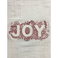 Freude Weihnachten Bestickt Mehl Sack Handtuch Freude Weihnachten Bestickt Mehl Sack Handtuch von CraftDivaCreations