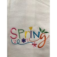 Frühling Bestickt Mehl Sack Handtuch | Küchentuch Küchendekoration Geschirrtücher Bunte Frühling Bestickt Mehl Sack Handtuch | Küchentuch Küchendekoration Geschirrtücher Bunte von CraftDivaCreations
