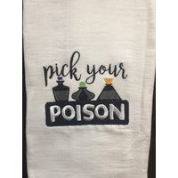 Halloween Wählen Sie Ihr Gift Bestickt Mehl Sack Handtuch Halloween Wählen Sie Ihr Gift Bestickt Mehl Sack Handtuch von CraftDivaCreations