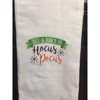 Nur Ein Haufen Hokuspokus Bestickt Mehl Sack Handtuch Halloween Nur Ein Haufen Hokuspokus Bestickt Mehl Sack Handtuch Halloween von CraftDivaCreations