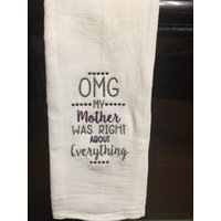 Omg Meiner Mutter Hatte Recht Mit Ihren Auf Alles Bestickten Mehlsack Omg Meiner Mutter Hatte Recht Mit Ihren Auf Alles Bestickten Mehlsack von CraftDivaCreations