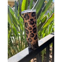 Leopard Print Becher, Sublimationsbecher, Print, Reisebecher, Hält Getränke Stundenlang Heiß Oder Kalt von CraftECraftss