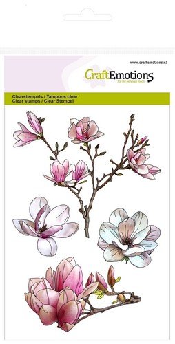 CraftEmotions clearstamps A6 - Magnolie Spring Time von CraftEmotions