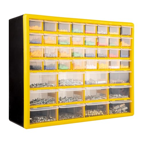 CraftGenes Werkzeugaufbewahrung Organizer - 44 Schubladen Garage & Werkstatt Aufbewahrungsbox Werkstattschrank mit verstellbaren Trennwänden, wandmontierbarer Schraubenaufbewahrungsorganisator CraftGenes Werkzeugaufbewahrung Organizer - 44 Schubladen Garage & Werkstatt Aufbewahrungsbox Werkstattschrank mit verstellbaren Trennwänden, wandmontierbarer Schraubenaufbewahrungsorganisator von CraftGenes