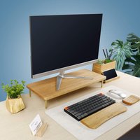 Pc-Bildschirmständer Mit Usb | Bildschirmerhöhung Für Imac Professioneller Monitorständer & Computerständer Geschenk Kollegen Aus Holz Pc-Bildschirmständer Mit Usb | Bildschirmerhöhung Für Imac Professioneller Monitorständer & Computerständer Geschenk Kollegen Aus Holz von CraftKittiesFr