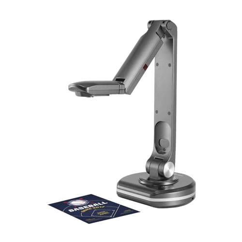 Dokumentenkamera V500S USB 2-in-1 Dokumentenkamera & Buchscanner Webcam mit Auto 8M A3 Scangröße LED-Licht von CraftNestUK
