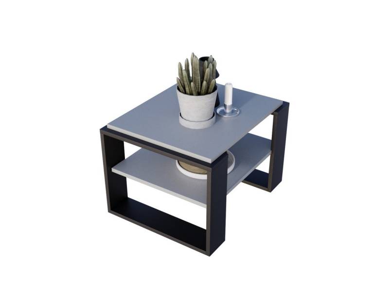 CraftPAK Couchtisch Wohnzimmertisch aus hochwertigem Holz - Couchtisch 54T x 63B x 44H cm von CraftPAK