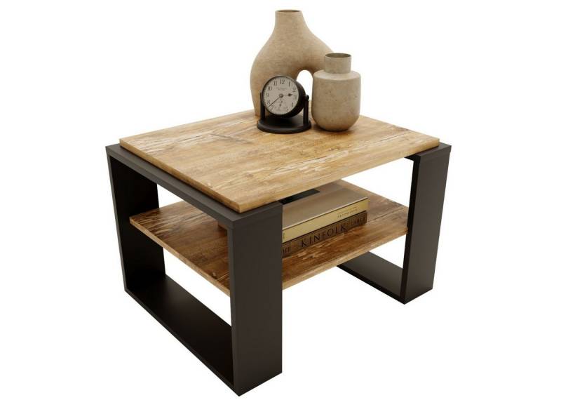 CraftPAK Couchtisch Wohnzimmertisch aus hochwertigem Holz - Couchtisch 54T x 63B x 44H cm von CraftPAK