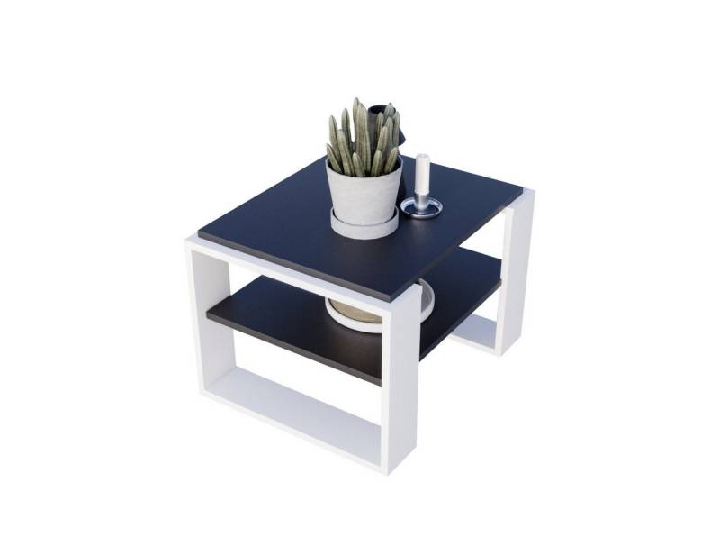 CraftPAK Couchtisch Wohnzimmertisch aus hochwertigem Holz - Couchtisch 54T x 63B x 44H cm von CraftPAK