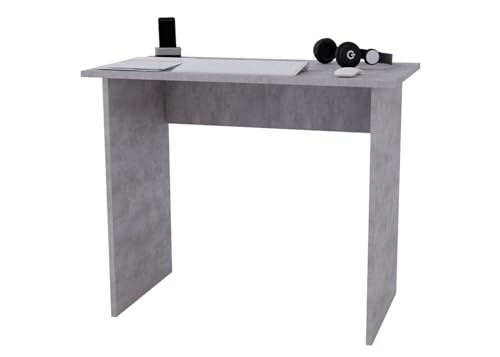 CraftPAK Schreibtisch grau | Größe 90 x 50 x 73 cm | Bürotisch ist sehr stabil auch geeignet als Kleiner Schreibtisch oder PC Tisch für Arbeitszimmer, Büro, Kinderzimmer von CraftPAK