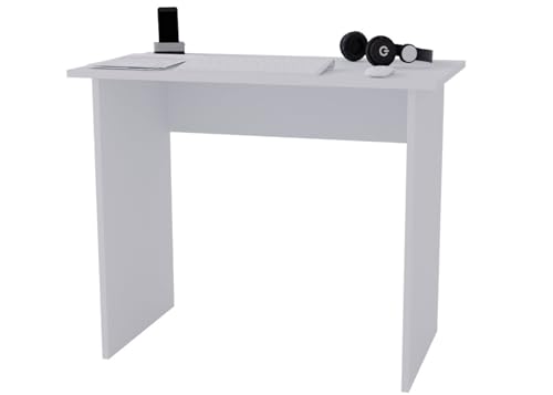 CraftPAK Schreibtisch weiß | Größe 90 x 50 x 73 cm | Bürotisch ist sehr stabil auch geeignet als Kleiner Schreibtisch oder PC Tisch für Arbeitszimmer, Büro, Kinderzimmer von CraftPAK