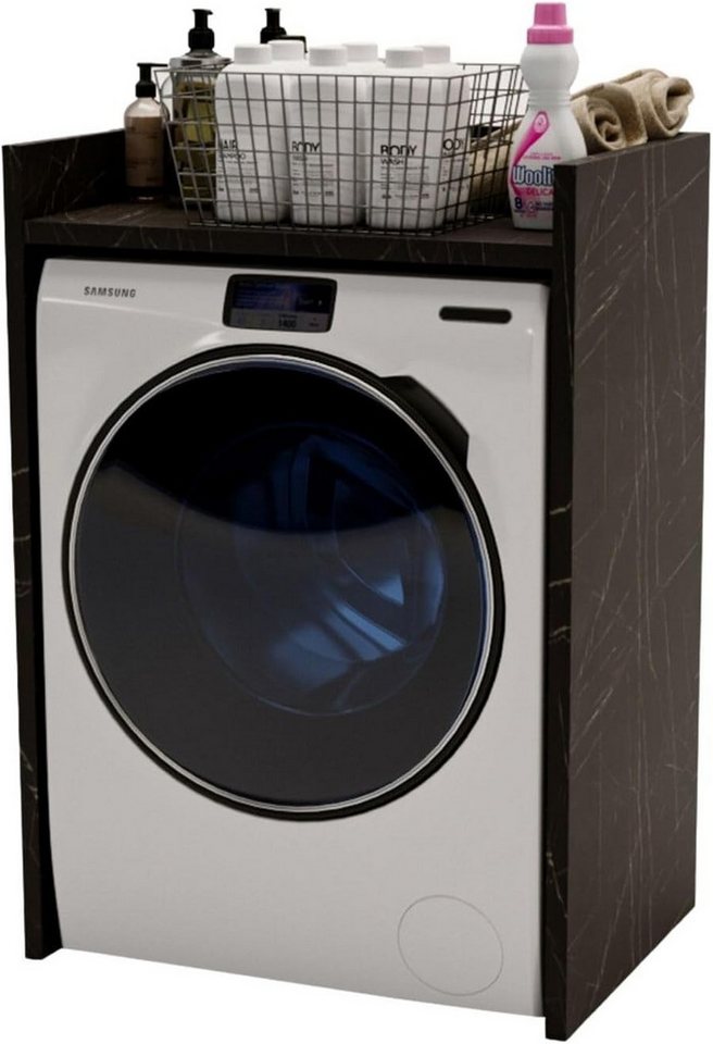 CraftPAK Waschmaschinenumbauschrank für Waschmaschine & Wäschetrockner - Überbauschrank von CraftPAK
