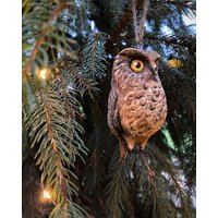 Eule Skulptur/ Weihnachtsbaum Vogel Ornamente Eule Skulptur/ Weihnachtsbaum Vogel Ornamente von CraftPieToys