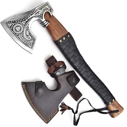 Wikinger axt mit scheideWikingeraxt Klinge aus Kohlenstoffstah (Raven’s Beak) Wikinger axt mit scheideWikingeraxt Klinge aus Kohlenstoffstah (Raven’s Beak) von CraftTal