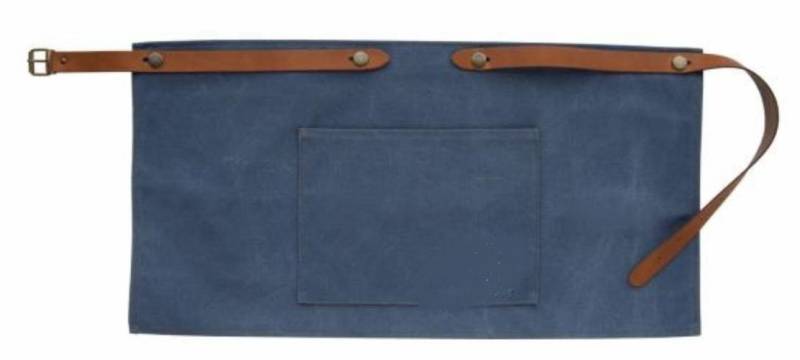 Crafted Leather & Lifestyle Kochschürze Canvas, Kurz, Blau, (1-tlg), Mit Lederträger Crafted Leather & Lifestyle Kochschürze Canvas, Kurz, Blau, (1-tlg), Mit Lederträger von Crafted Leather & Lifestyle