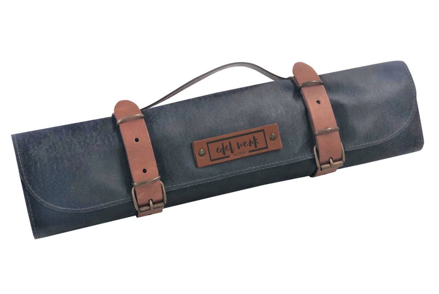 Crafted Leather & Lifestyle Messertasche Leder Messertasche zur Aufbewahrung von 7 Messern-Schwarz Crafted Leather & Lifestyle Messertasche Leder Messertasche zur Aufbewahrung von 7 Messern-Schwarz von Crafted Leather & Lifestyle