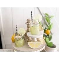 Faux Limonade | Gefälschtes Limonaden-Getränk Zitrone Tiered Tablett Dekor Gefälschte Sommer-Getränk| Rae Dunn Inspiriert Abgestuftes von CraftedHiveCulture