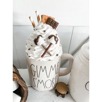 S'mores Mug Topper, Rae Dunn, Sahnedeckel, Dunn Sahne, Becherdeckel von CraftedHiveCulture