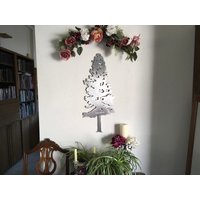 Metall Wand Kunst Baum, Kiefer Baum Dekoration | Handgebürstetes Silbriges Aluminium, Natur Inspiriert, Natur, Metallwandkunst Metall Wand Kunst Baum, Kiefer Baum Dekoration | Handgebürstetes Silbriges Aluminium, Natur Inspiriert, Natur, Metallwandkunst von CraftedMetalArt