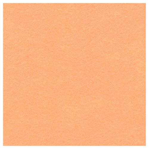 Craftelier - 2er-Set Filz für Bastelarbeiten und Zubehör | Lachsfarbe | Größe 30,5 x 30,5 cm (12 x 12 Zoll) - Dicke ca. 2 mm | 100 % Polyester von Craftelier