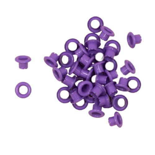 Craftelier - Packung mit 40 einfachen Ösen Ideal für Kartenherstellung, Scrapbooking | Gültig für verschiedene Materialien | Größe ca. Innendurchmesser 5 mm und Außendurchmesser 8 mm - Lila Craftelier - Packung mit 40 einfachen Ösen Ideal für Kartenherstellung, Scrapbooking | Gültig für verschiedene Materialien | Größe ca. Innendurchmesser 5 mm und Außendurchmesser 8 mm - Lila von Craftelier