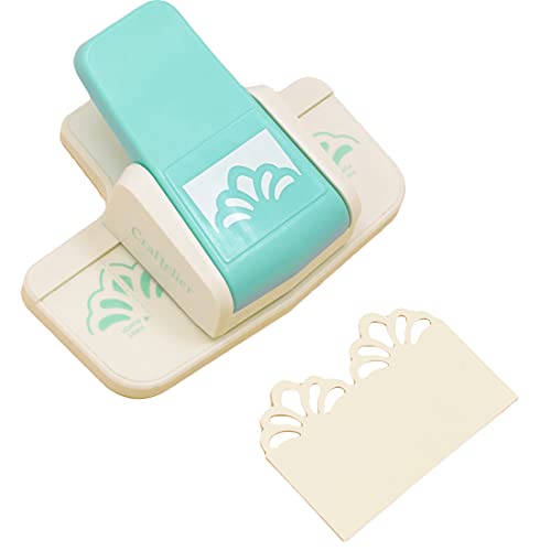 Craftelier - Randlocher zur Herstellung dekorativer Deckchenränder mit großen Blumen auf Papier und Karton speziell für Scrapbooking | Größe ca. 4,2 x 3,6 x 4,2 cm von Craftelier