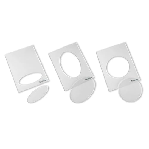 Craftelier - Embossing Diffusor-Set | 6 Dimensionale Diffusor-Schablonen für Sizzix, Big Shot, Big Shot Plus, Big Shot Switch, Revolution | 3 Formen für Scrapbooking von Craftelier