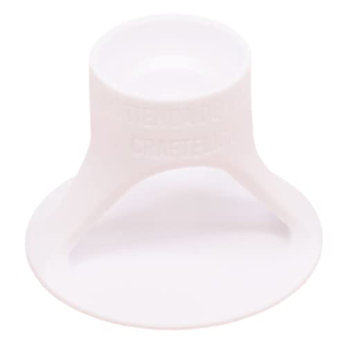 Craftelier - Halter für Leim, Kleber und Klebstoff in Tuben | Maße: ca. 6,1 cm Durchmesser der Basis, 2,9 cm der oberen Düse und 1,5 cm der unteren Düse - Farbe Weiß Craftelier - Halter für Leim, Kleber und Klebstoff in Tuben | Maße: ca. 6,1 cm Durchmesser der Basis, 2,9 cm der oberen Düse und 1,5 cm der unteren Düse - Farbe Weiß von Craftelier